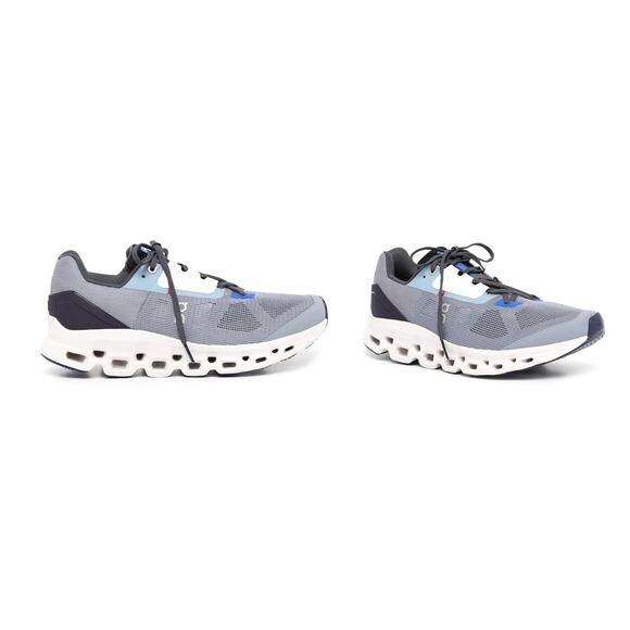 On Running Cloudstratus Running Sneakers in Fossil Grey/Midnight Blue sz. 14M - Picture 1 of 12